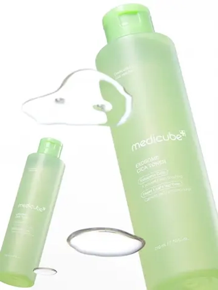 Medicube Успокаивающий тонер с экзосомами центеллы и экстрактом чайного дерева Exosome Cica Toner 210 мл