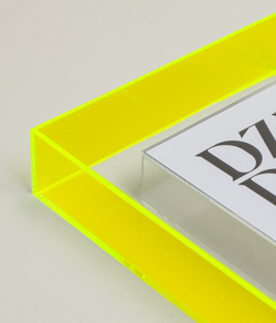 Фоторамка из акрила 10 х 15 Желтая