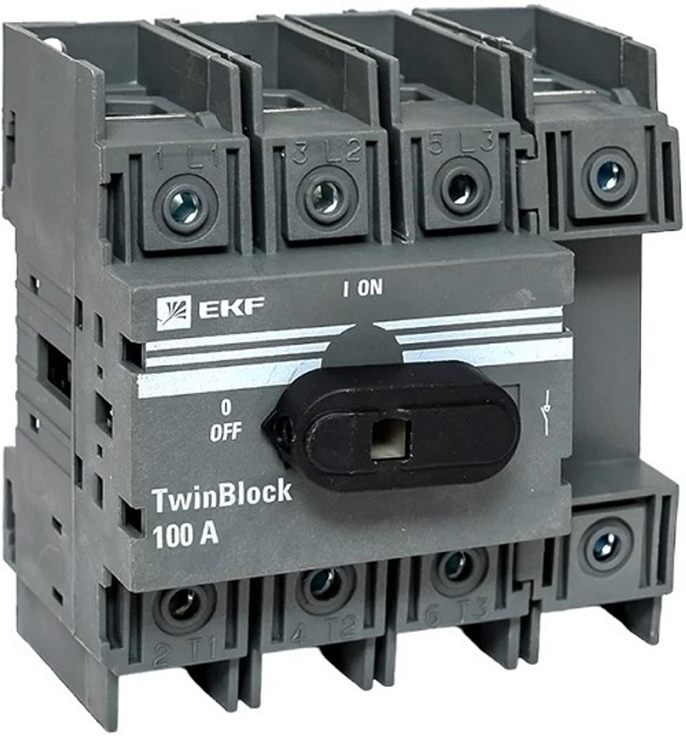 Рубильник  EKF tb-100-4p-f