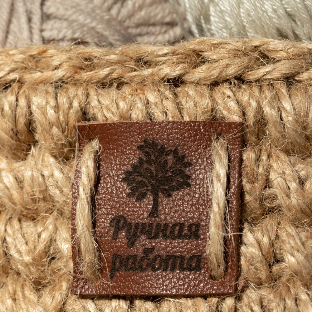 Набор бирок 10шт. Бирки для рукоделия с Вашим логотипом.