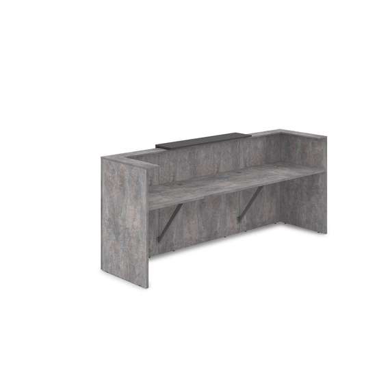 1КР-ДС.201 Комплект Ресепшн с фартуком ЛДСП (2654*761*1161) (без подсветки)