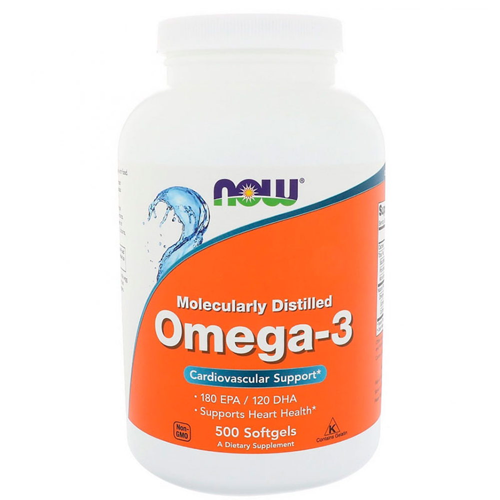 NOW Omega-3 1000 мг. (500 капс.)