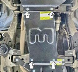 Защита стальная для Great Wall Poer Motodor.73115