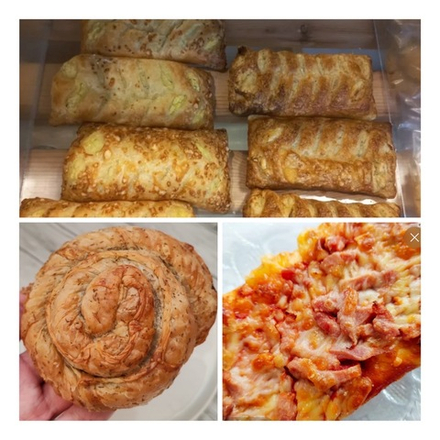 Выпечка в комплексе Мясные и Сладкие 🥐 в пакете на развес -Цена за 1 кг пирожков /булочек