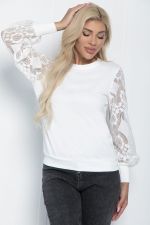 Джемпер трикотажный Арабелла (белый) Б14424-5М LT Collection