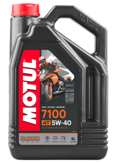 Моторное масло синтетическое MOTUL 7100 4T 5W40, 4л