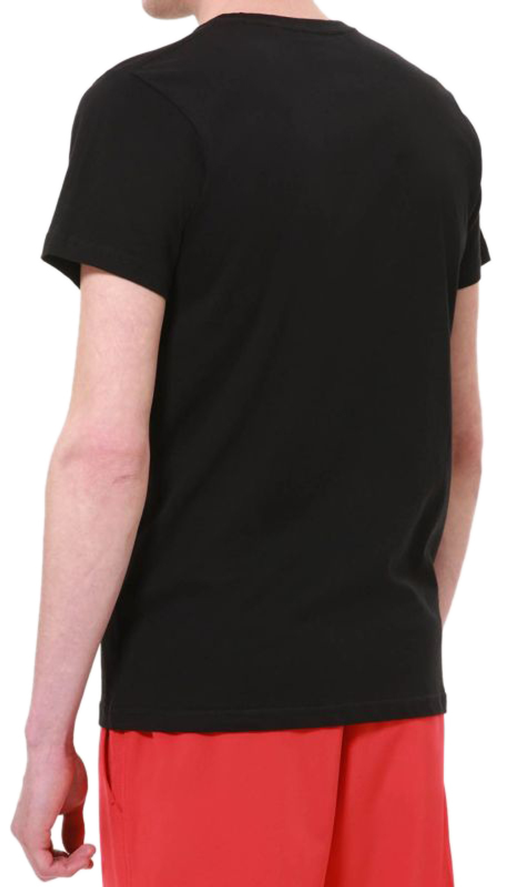 Футболка мужская теннисная Australian Logo T-Shirt - black