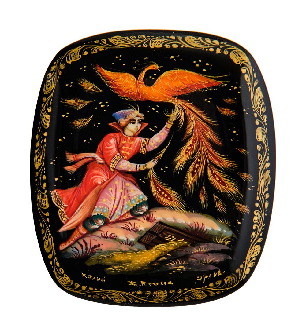 Народные промыслы ШК-45/43 Шкатулка «Жар-птица» исп. Орлова