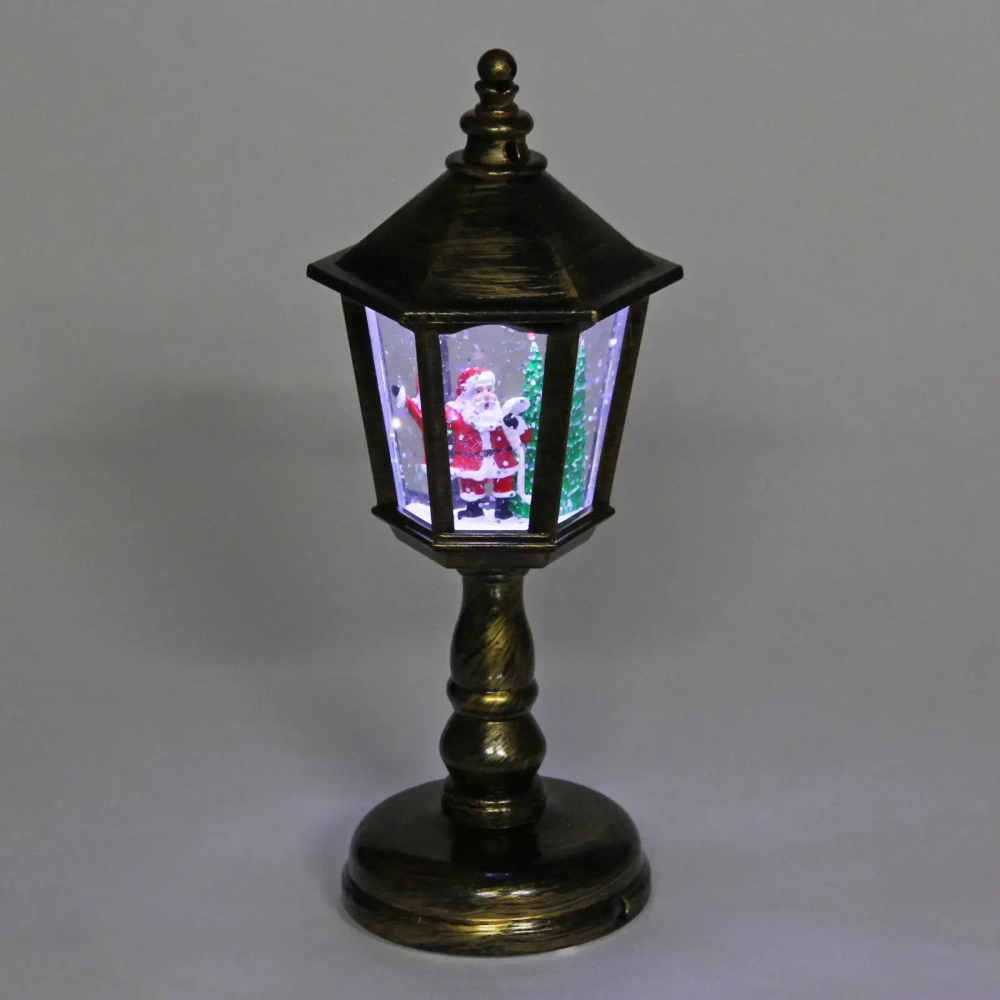 Сувенир с подсветкой «Волшебный фонарь» 8*7*21 см, Бронза