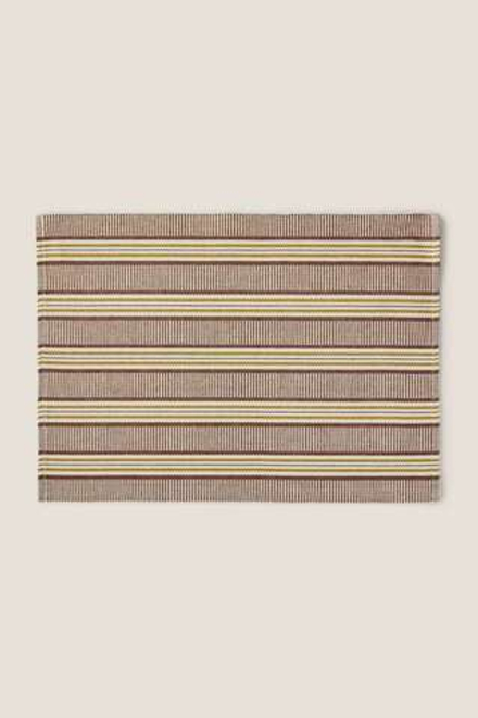 ZARA HOME САЛФЕТКА ИЗ ХЛОПКА В КЛЕТКУ (УПАКОВКА ИЗ 2 ШТУК), КОРИЧНЕВЫЙ/ЗЕЛЕНЫЙ
