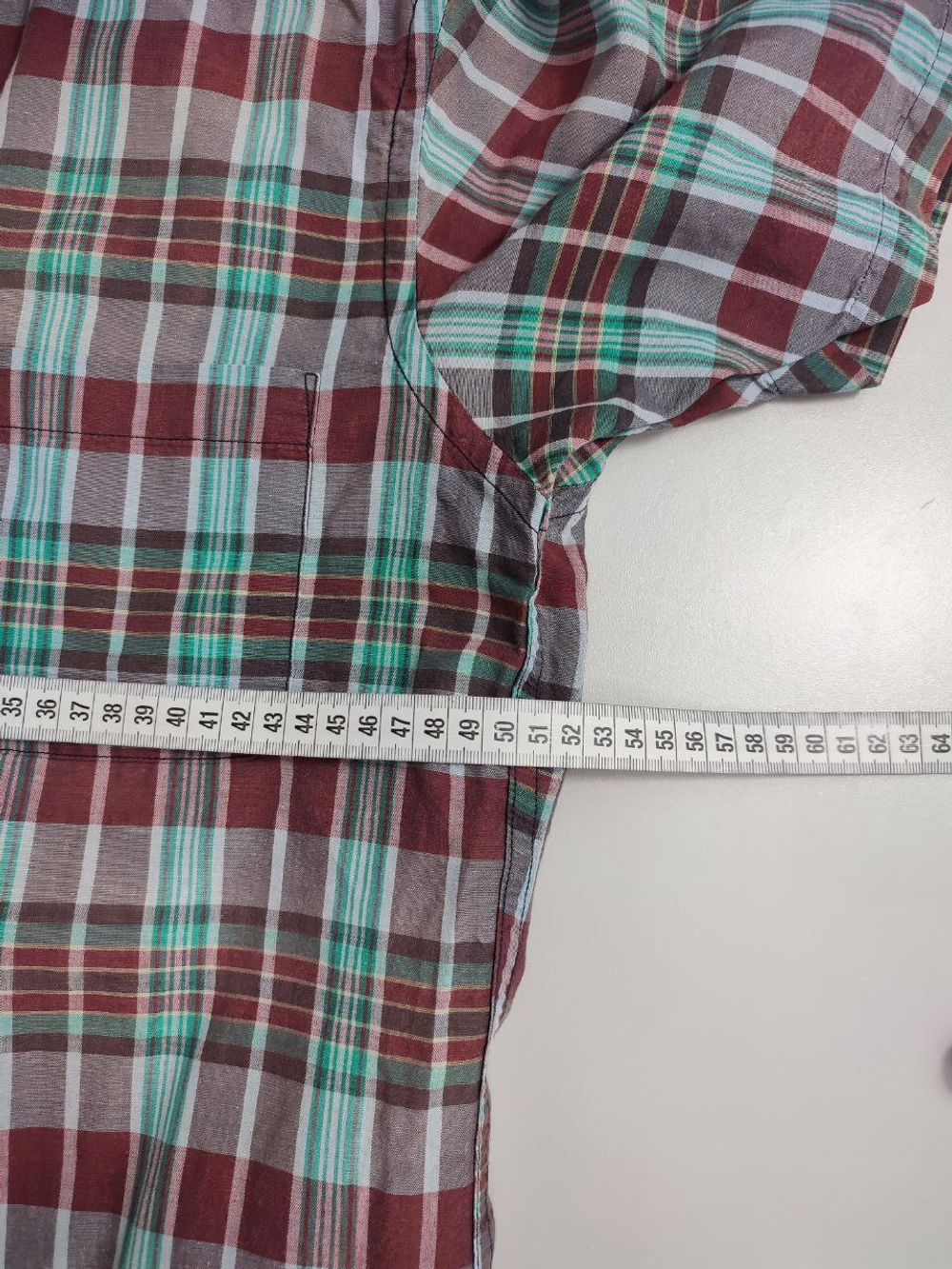 Рубашка Uniqlo с коротким рукавом 44 размер