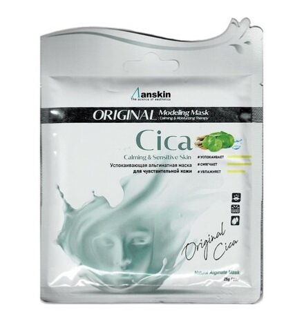 Маска альгинатная с экстрактом центеллы Anskin Original Cica Modeling Mask 25 гр