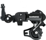 Переключатель задний Shimano Tourney, FT35, супер короткая лапка, 6/7 скоростей, крепление на петух, ARDFT35AD