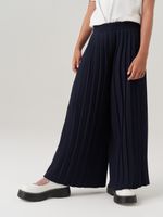 Школьные широкие брюки для девочки AT726-2 синий