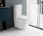 Унитаз компакт Abber Rechteck AC1210TMW Белый матовый с бачком и сиденьем Микролифт