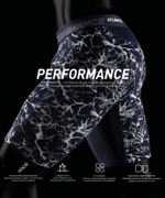 Мужские трусы шорты удлиненные Atlantic, 1 шт. в уп., бамбук, темно-синие, MH-1208