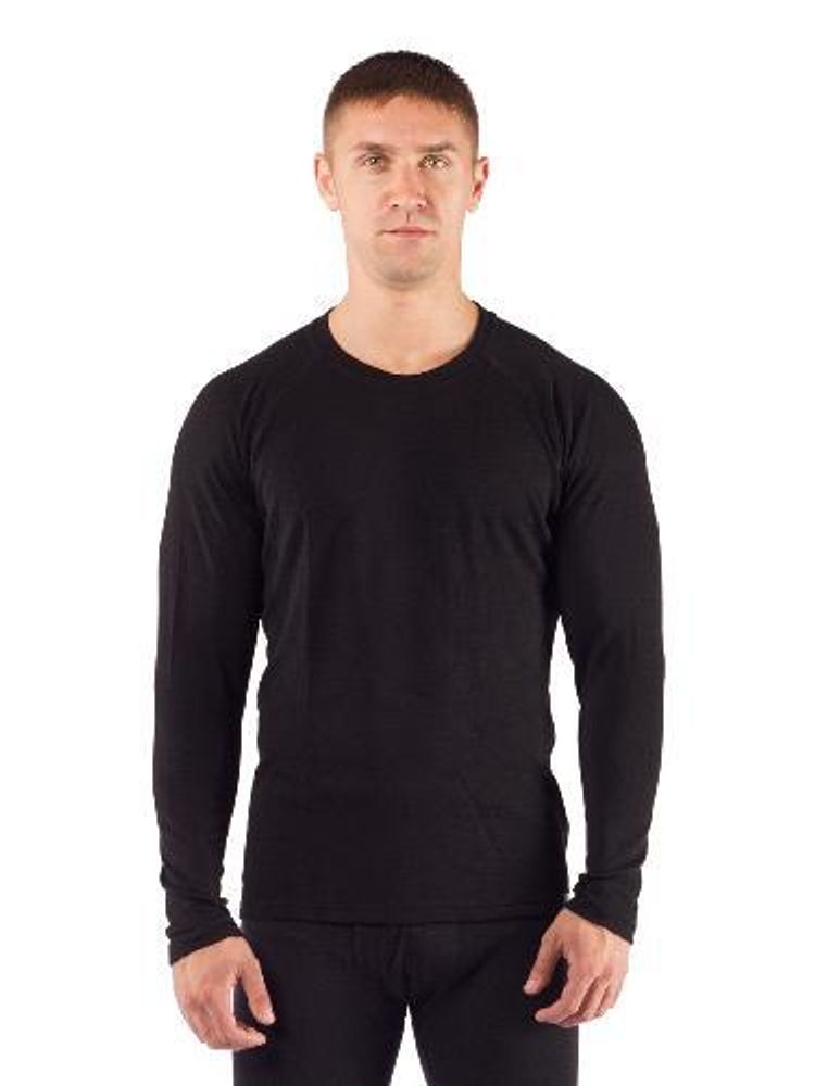 Футболка  мужская Rosta/ дл. рукав/ шерсть 220/ черный / XL, Rosta9090XL