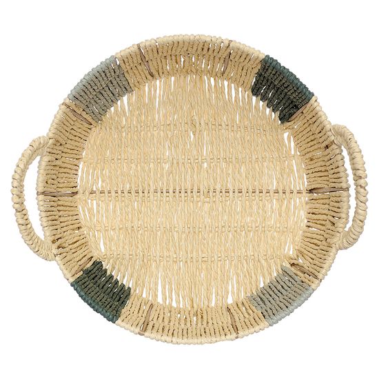 Корзина плетеная круглая bodhran sage из коллекции ethnic, размер l
