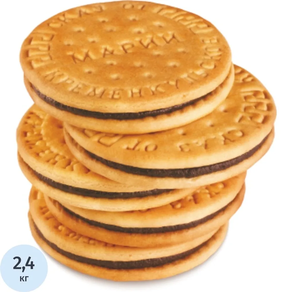 Печенье затяжное "Сказ от Марии" какао со слив. нач. вес