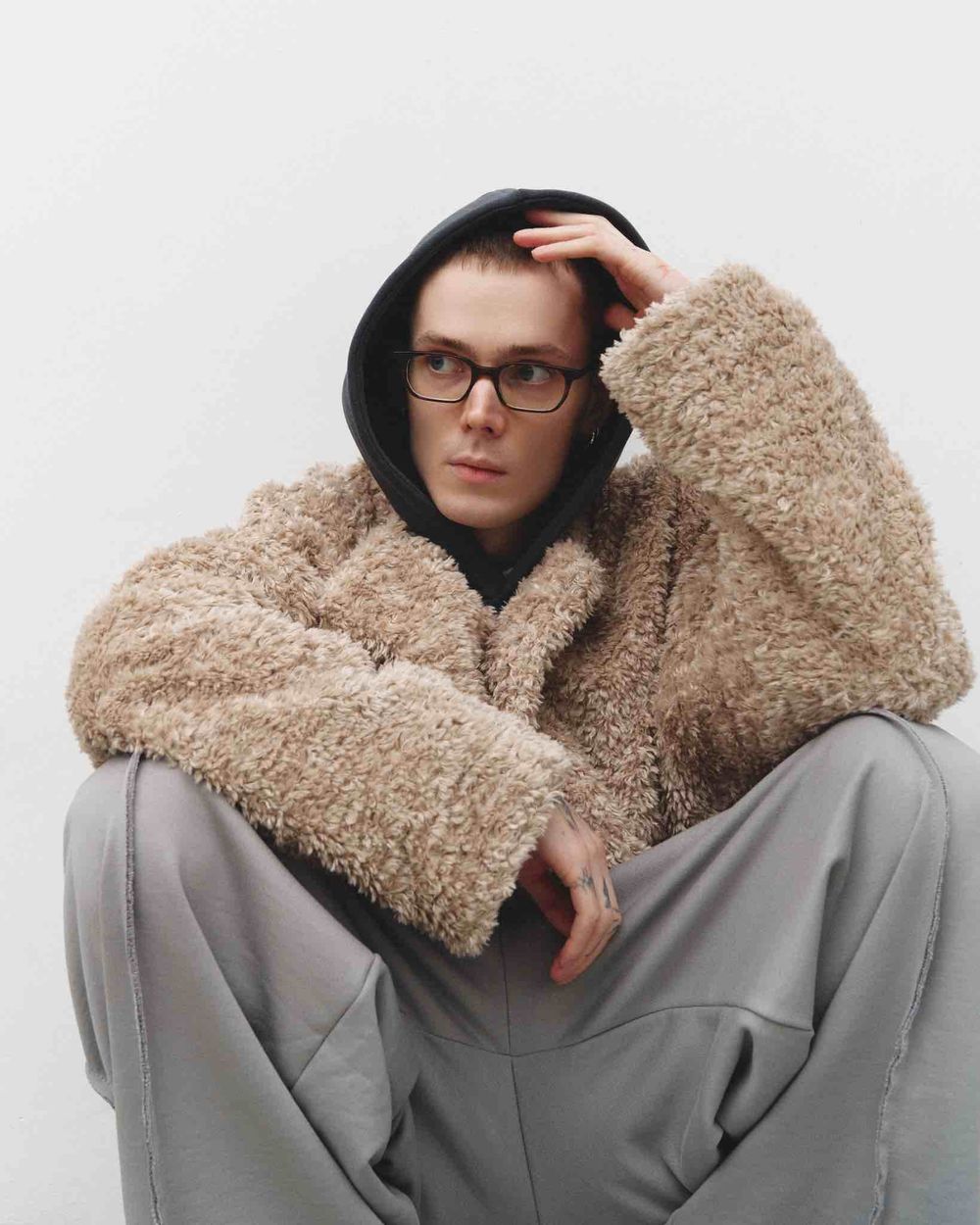 Куртка One Two Faux Fur Beige