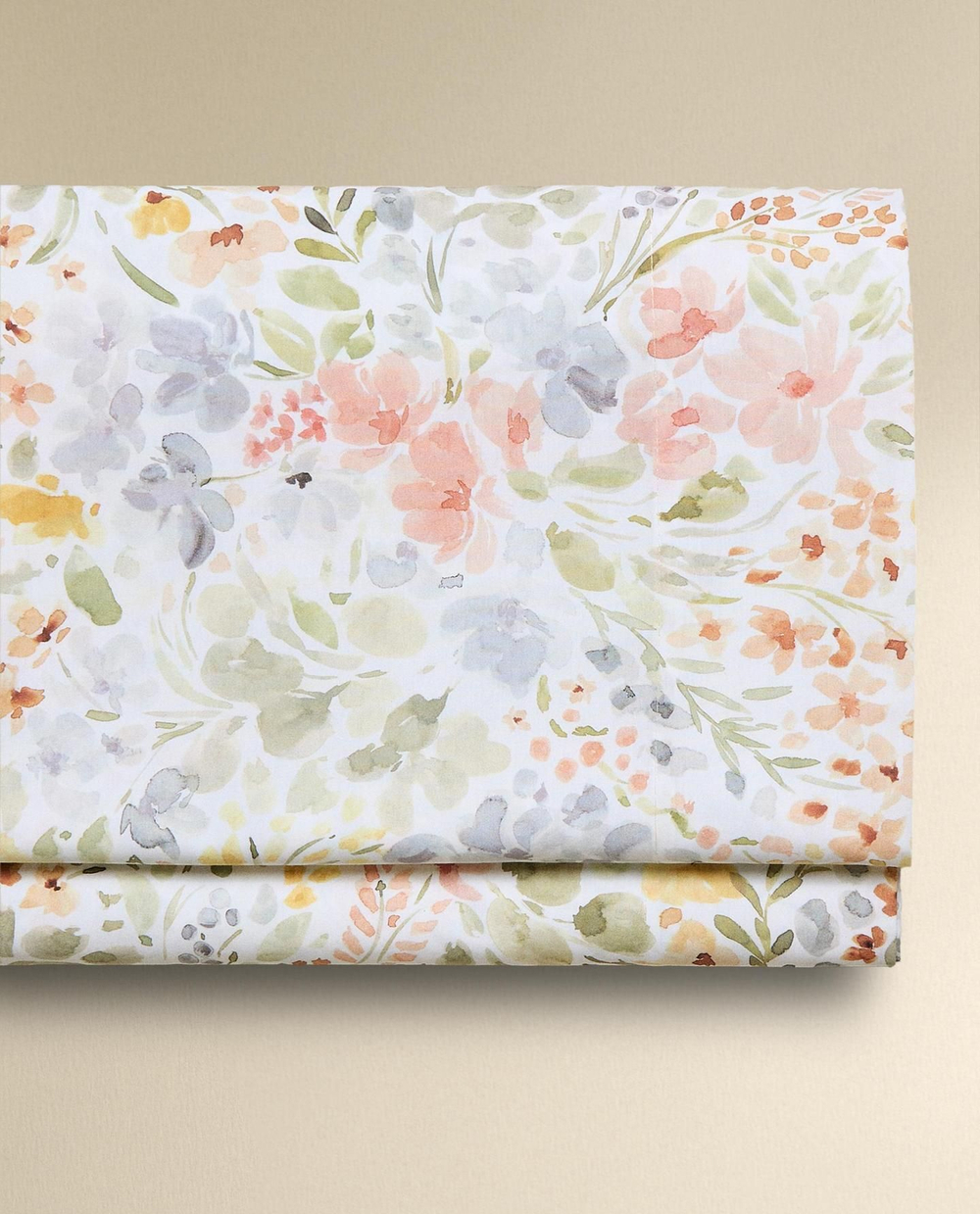 Zara Home - Простыня с изображением цветов, белый, 290x280 см