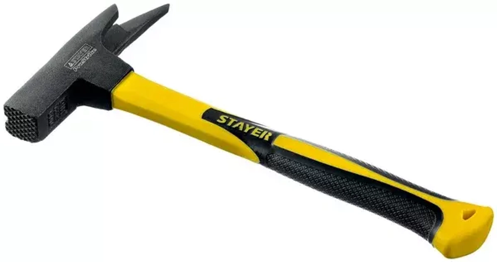 Молоток кровельщика с фибергласовой рукояткой 600 г Stayer Hercules 20201_z01