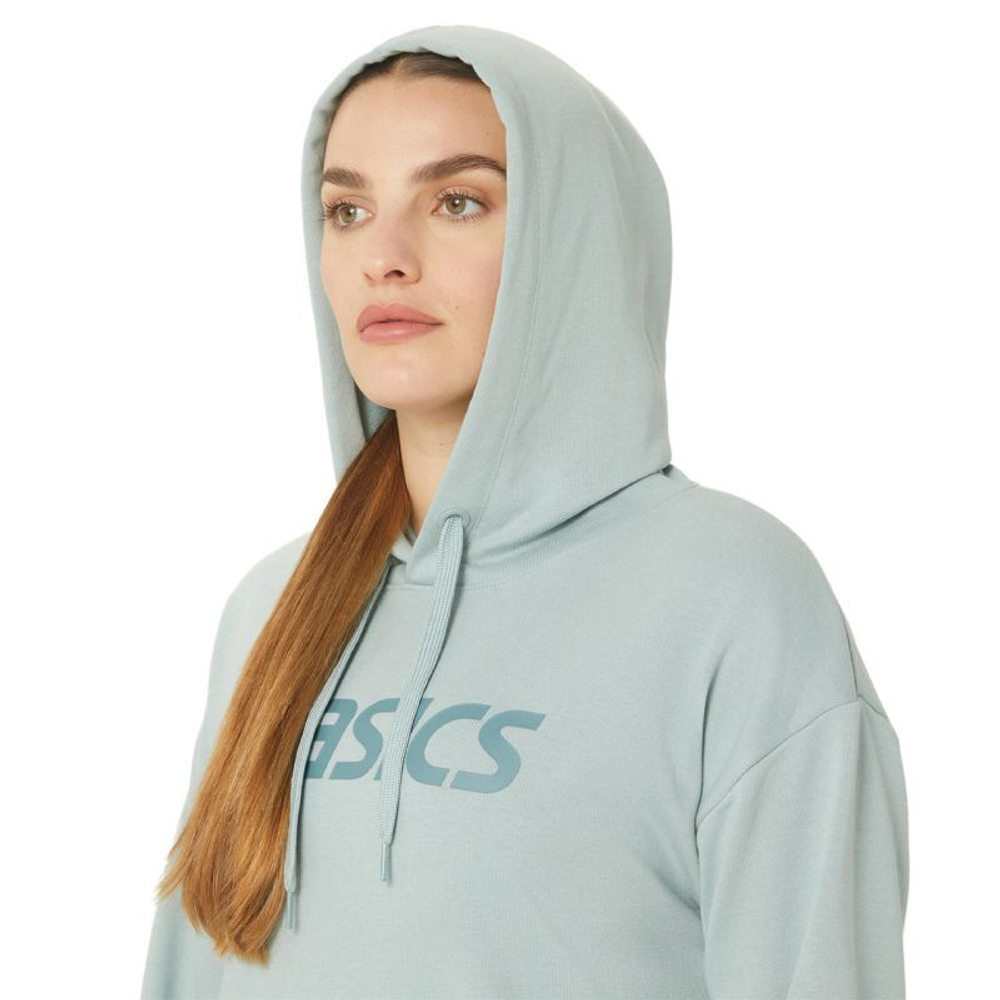 Женская Кофта теннисная Asics Big Asics OTH Hoodie - ocean haze/foggy teal