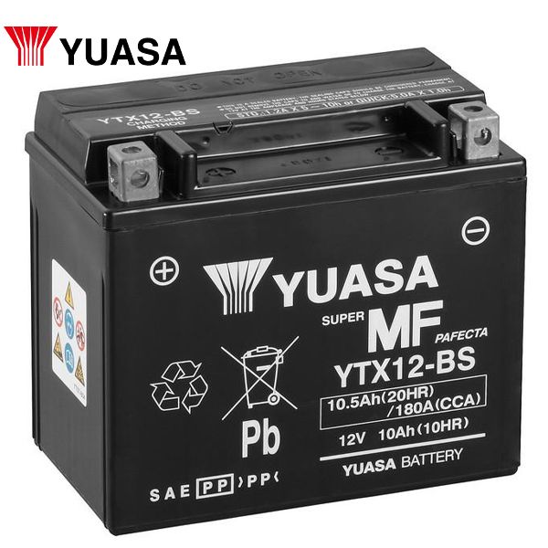 Аккумулятор YUASA YTX12-BS для мотоциклов