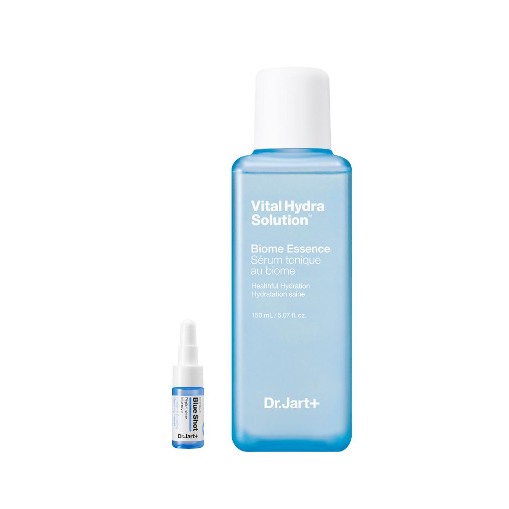 DR JART+ VITAL HYDRA SOLUTION BIOME ESSENCE + INTENSIVE BLUE SHOT