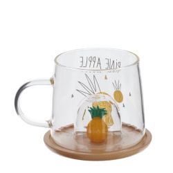 GAEM Кружка с крышкой, 300 мл, L11 W9,5 H8 см, 4в.