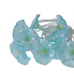 USL-S-136-PT2000 GLORYBIND Садовая гирлянда на солнечной батарее Вьюнок. 20 светодиодов. Белый свет. 1xАА Ni-Mh аккумулятор в-к. IP44. TM Uniel