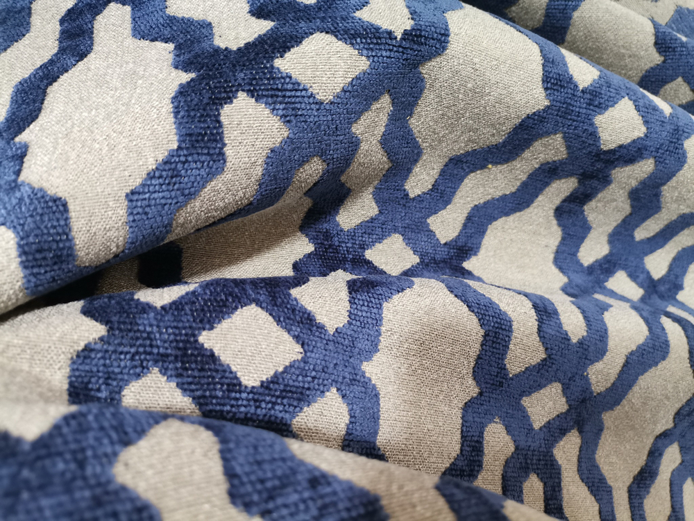 Шенилл Art-Deco indigo (Арт-Деко индиго)