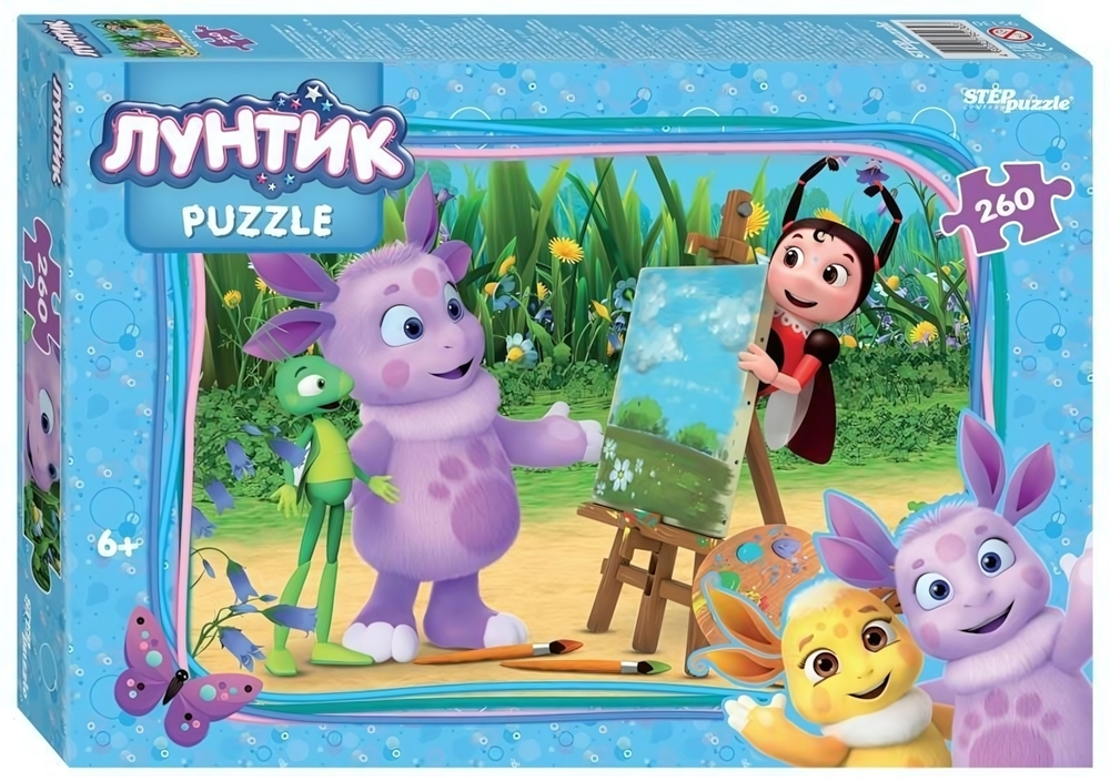 Пазл 260эл. "Лунтик (new 1)" (Мельница) (Степ пазл)