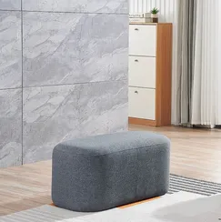 Банкетка Midnight Light 80 см темно-серая