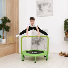 Батут с поручнем DFC JUMPFIT 36&#39;&#39; зеленый