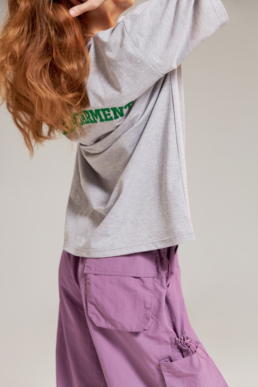 Брюки Called a Garment Multi pocket сиреневые