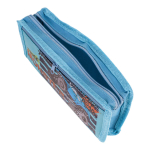 Пенал мягкий 2 отделения "Джип" 3 цвета микс