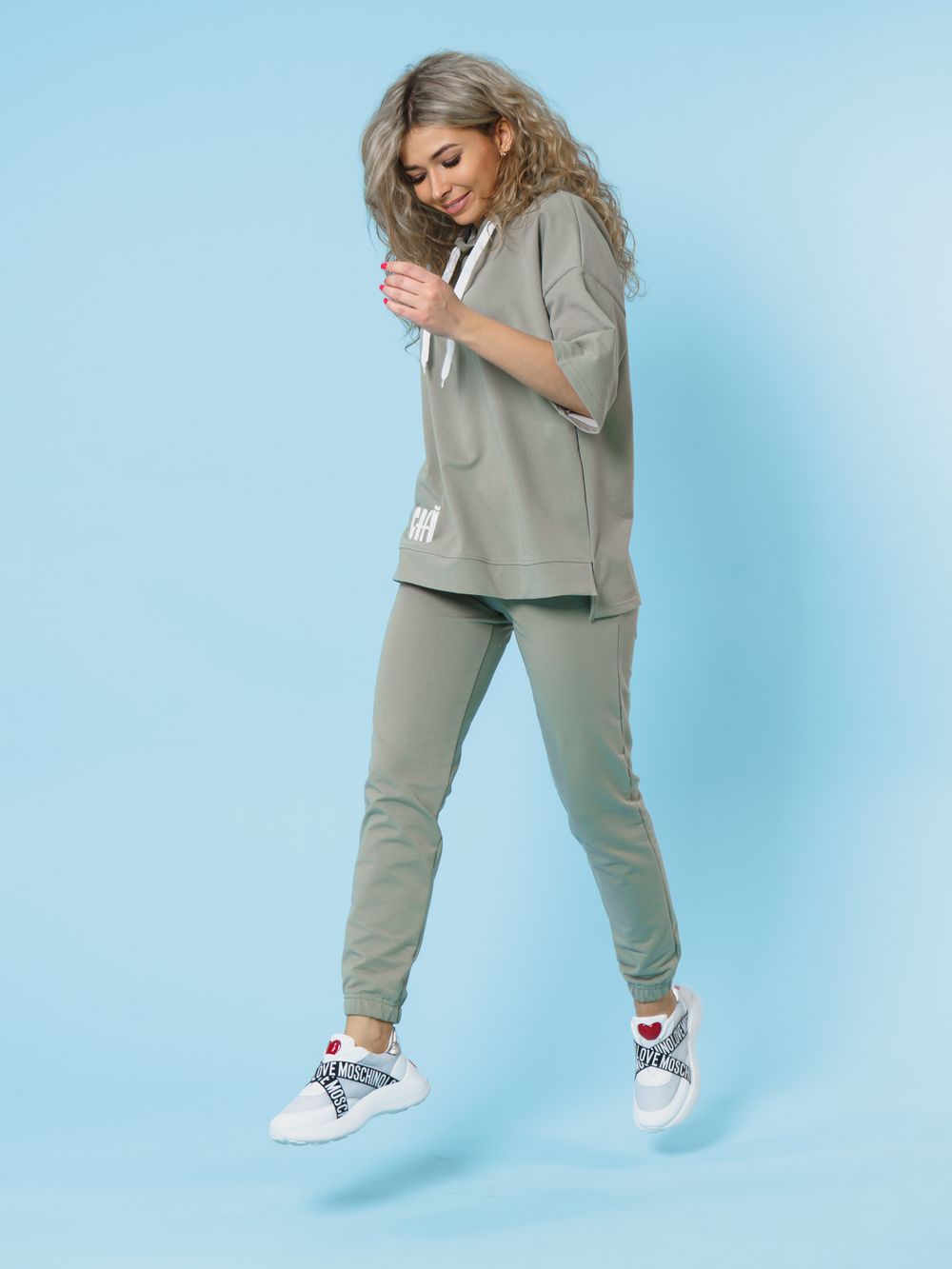 866 Костюм "Св.олива" SveTekst (Акция)