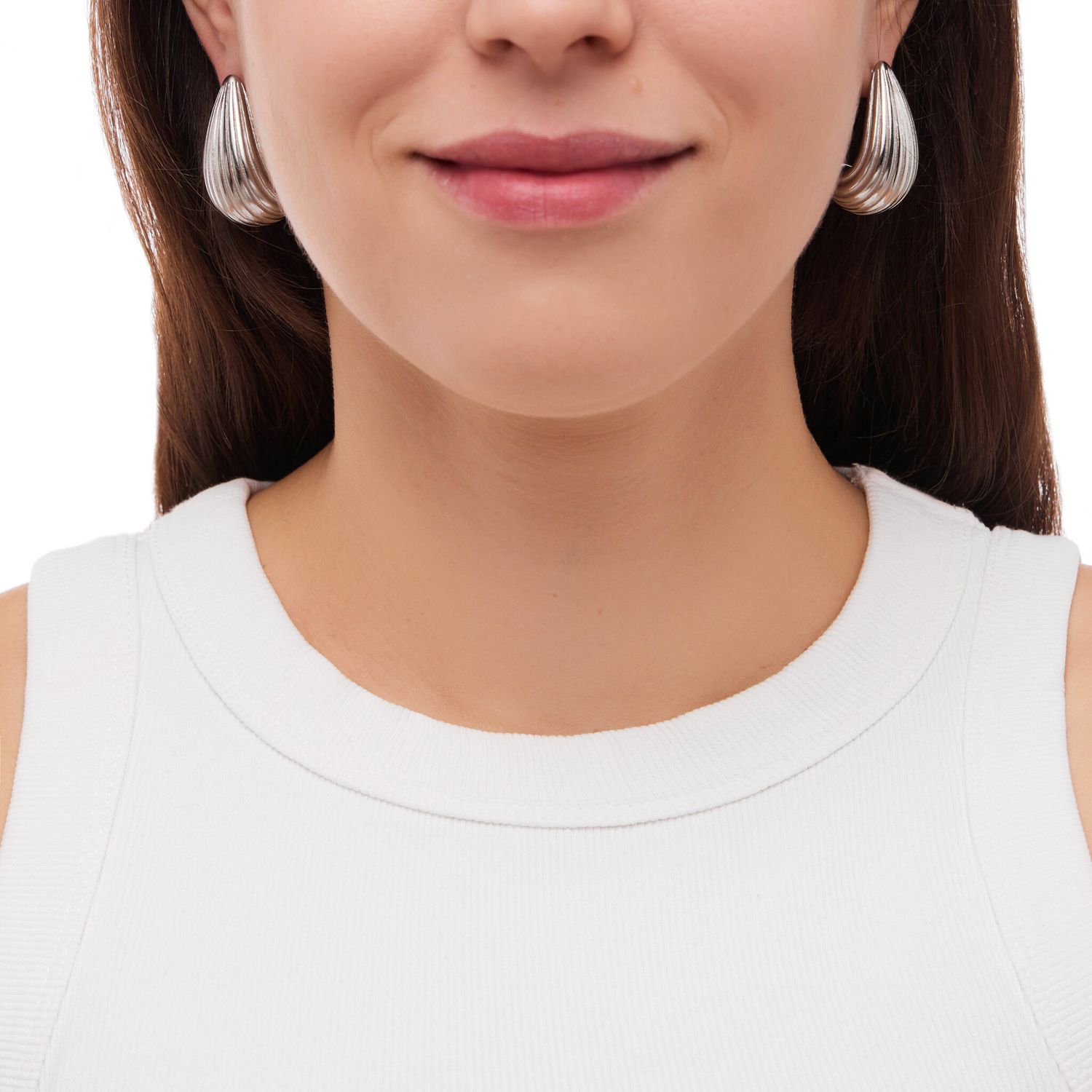 Серьги Shell Drop Earrings – Silver
