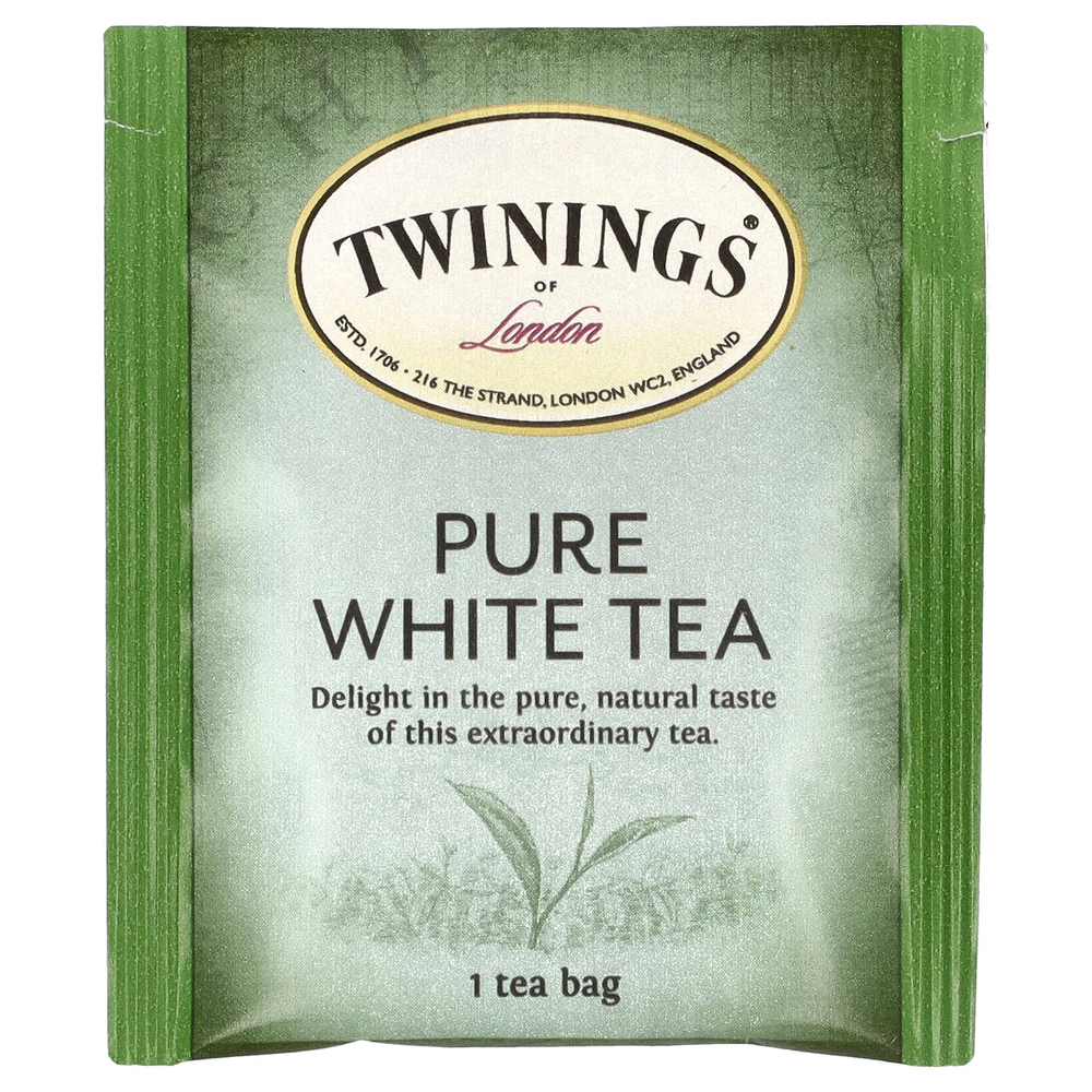 Twinings, Чистый белый чай, 20 чайных пакетиков, 30 г (1,06 унции)