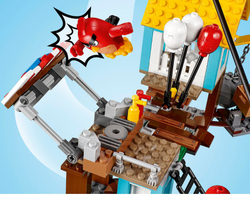 LEGO Angry Birds: Разгром Свинограда 75824 — Pig City Teardown — Лего Злые птички Энгри бёрдз