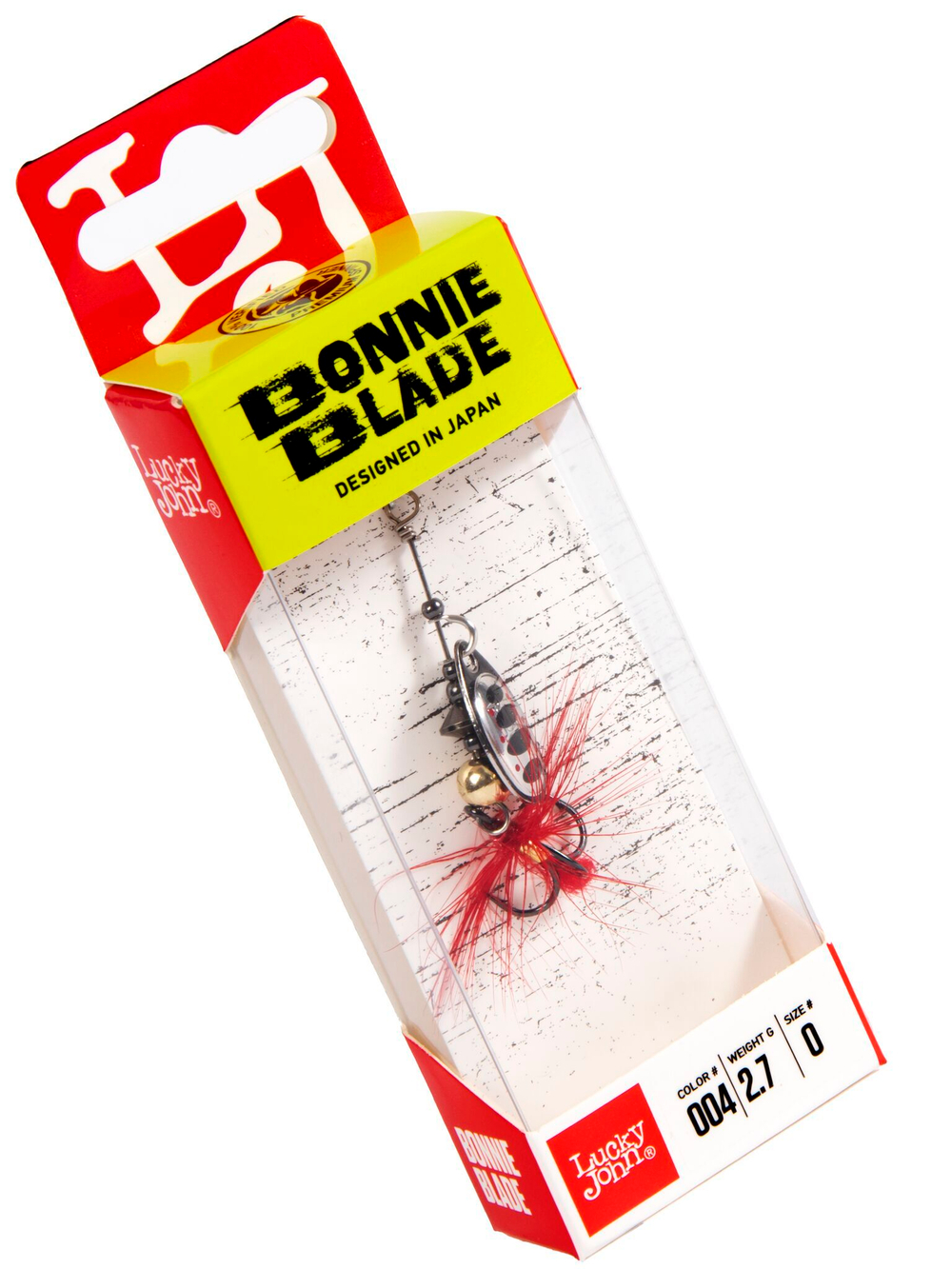 Блесна вращающаяся Lucky John BONNIE BLADE 0 02.7г 004 в блистере