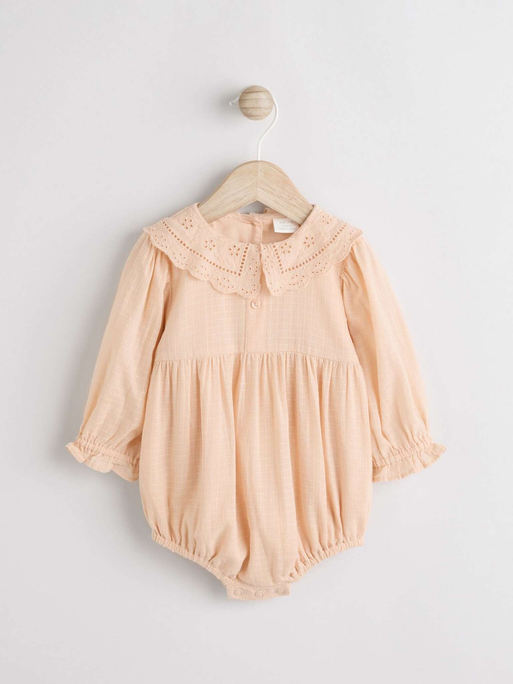 Боди с длинным рукавом для девочки Next AA8-201, Персиковый