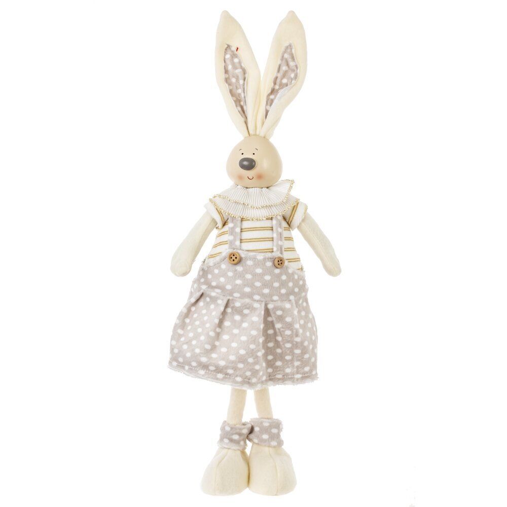 GAEM Игрушка набивная "Заяц/Зайка", L11 W10 H43 см, 2в.