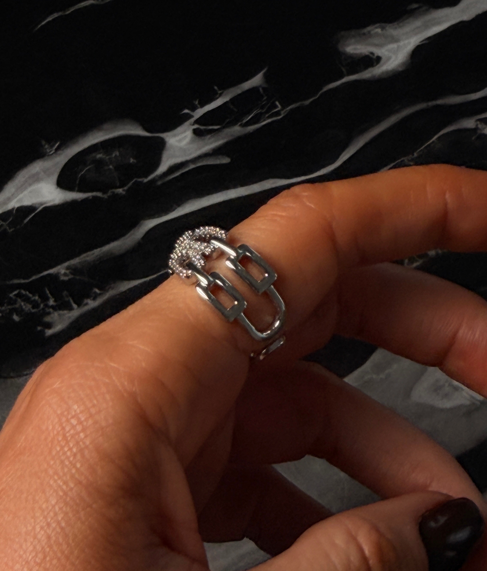 Кольцо Rush silver