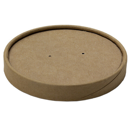 Крышка бумажная Complement d=116 мм, двухсторонний крафт