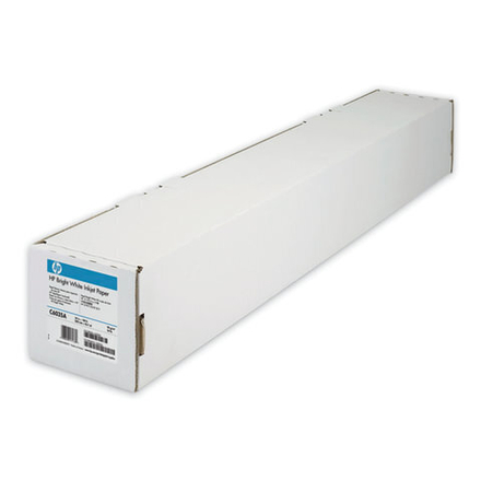 Рулон для плоттера, 610 мм х 45 м х втулка 50,8 мм, 90 г/м2, белизна CIE 168%, Bright White InkJet HP C6035A