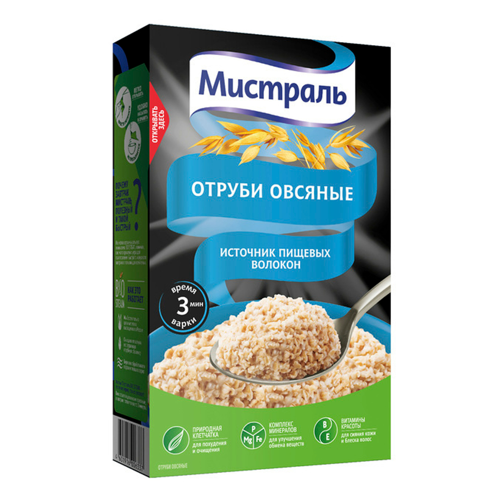 Отруби овсяные Мистраль 400г