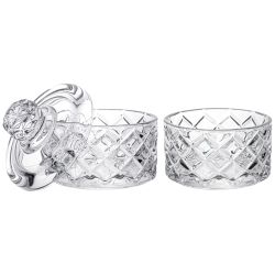 ЕМКОСТЬ ДЛЯ ХРАНЕНИЯ LEFARD С КРЫШКОЙ 2 ЯРУСА "DIAMANT" 8*14 СМ, 180 МЛ (КАЖДАЯ)