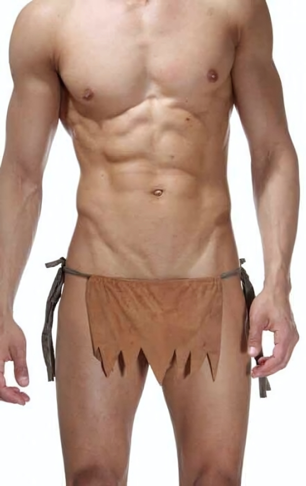 Мужские трусы-танга Тарзан (Размер: S-M) (Цвет: коричневый)
